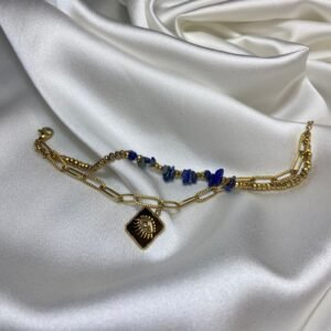 Celestia Serisi – Iris İkili Taşlı Bileklik