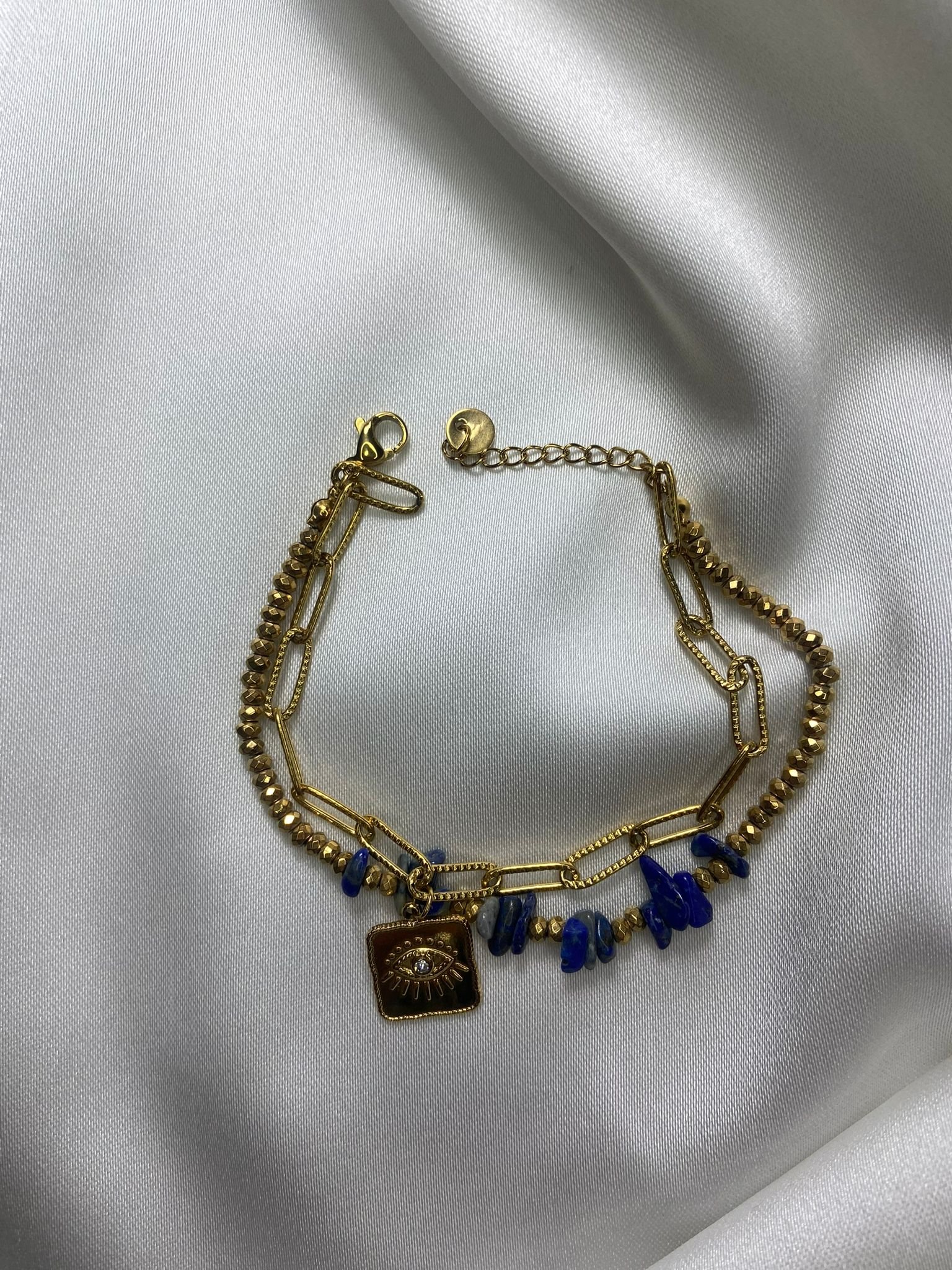 Celestia Serisi – Iris İkili Taşlı Bileklik - Görsel 2