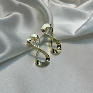 Shine Twist Altın Renk Küpe