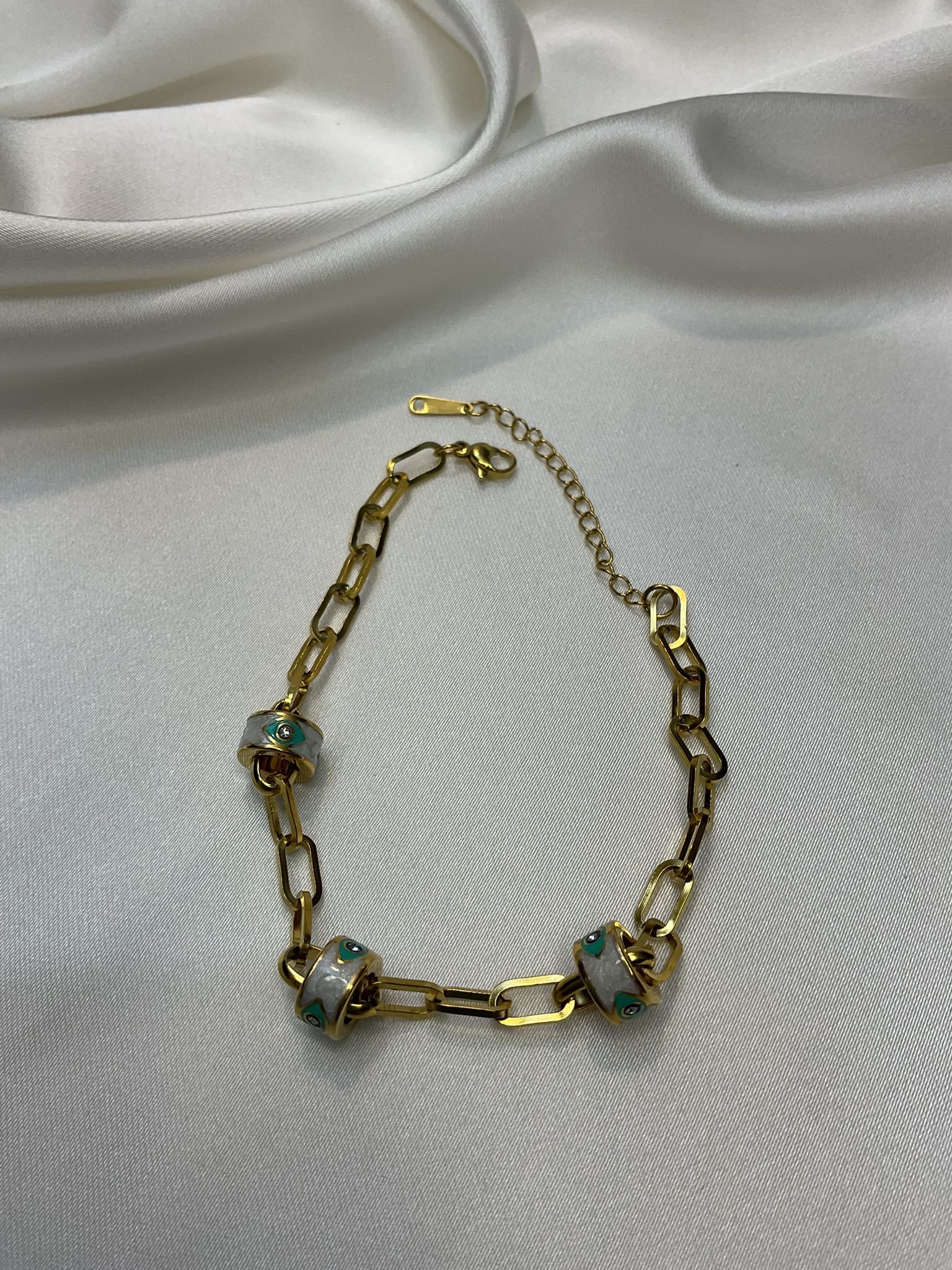 Gold Nazar Bileklik - Görsel 4