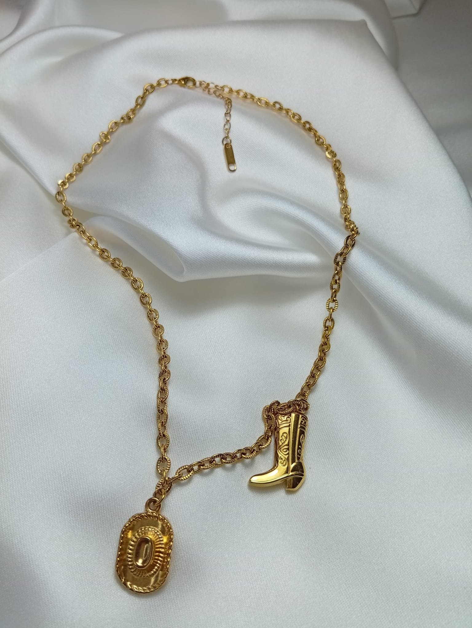 Kovboy Charmlı Kolye - Görsel 3