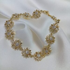 Güneş Çiçeği Taşlı Bileklik