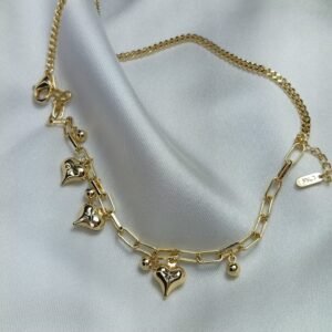 Kalp Charm Ataç Bileklik