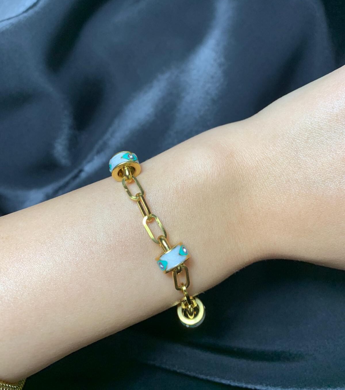 Gold Nazar Bileklik - Görsel 2